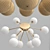 Freya Alexis Ceiling Chandelier - Elegant Lighting Solution 3D model small image 3