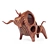 Elegant Bull Figurine: Exquisite Decor for Your Home 3D model small image 1