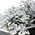 Snowy Outdoor Plant Box Set. 3D model small image 2