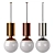 Minimalist Pawn Pendant Lamp 3D model small image 2