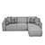 Modern Gusto Corner Sofa - Superb Design & Comfort 3D model small image 6