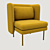 Stylish Bloke Lounge Chair 3D model small image 4