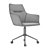 Sleek Gray Office Chair by Oliver Space 3D model small image 6