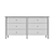 Modern Gray Wooden Chest of Drawers 3D model small image 7