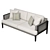 Chatham Wicker Sofa: Stylish Seating Solution 3D model small image 3