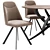 Modern Dining Set: Elsi Chair and Gabriel Table 3D model small image 5