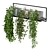 Metal Shelf with Hanging Plants - Set 170 3D model small image 4