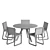 Modern Danish Design COPENHAGUE CPH and MUU Chair 3D model small image 3