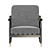 Kiara Contemporary Armchair 3D model small image 3