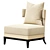 Luxury GOODWIN Armchair 3D model small image 1