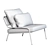 Stylish ZOE Armchairs 3D model small image 3