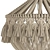 Boho Macrame Chandelier 3D model small image 1