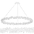 Gorgeous Crystal Ring Chandelier 3D model small image 2
