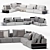 Poliform Westside Sofa: Contemporary Comfort 3D model small image 7