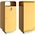 VROOM Waste Bin: Stylish and Efficient 3D model small image 3