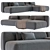 Lema Cloud Sofa: Modern Design & Premium Materials 3D model small image 1