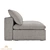 ComfortSoft Upholstered Sofa Bed 3D model small image 2