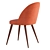 Sleek and Stylish Zola Dining Chair 3D model small image 3