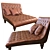 Elegant Munson Chaise Lounge 3D model small image 3