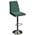 Arion Chrome Bar Stool 3D model small image 1