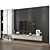 Sleek TV Wall Unit - 75 3D model small image 3