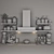 Versatile Kitchen Set: High-Quality, Compatible & Stylish 3D model small image 5