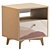 Minimalist Bedside Table - FR005 3D model small image 1