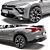 Elevated Luxury: Citroen C5 X 2022 3D model small image 4