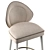 Elegant Quilted Sophia Bar Stool 3D model small image 5