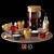 Ikea Tableware Set: Pitcher, Plates, Mug 3D model small image 5