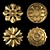 Elegant Rosettes for Versatile Decor 3D model small image 3