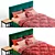 Christmas Vibes: Askona Elisa Bed Set 3D model small image 3