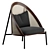 Elegant Loie Lounge Chair 3D model small image 2