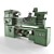 Precision Screw-Cutting Lathe 1А616 3D model small image 2