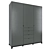 Modern Wardrobe CS226 - Stylish and Functional 3D model small image 2