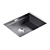 Sleek Blanco Etagon 500U Sink 3D model small image 5