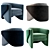 Modern and Sleek Thea Chair 3D model small image 2