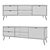 Stylish Berber TV Stand: Smart 3D model small image 2