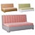 Adele Collection Buczyński Sofa 3D model small image 1