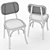 Elegant Sendai Wood Chair 3D model small image 6