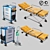 Versatile Hospital Equipment Bundle 3D model small image 1