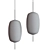 Minimalist Corner Pendant Light by Lomu 3D model small image 3