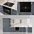 Sleek Exhaust Hood for Modern Kitchen 3D model small image 2