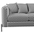 Sleek Nappa Leather Sofa - Modern Design 3D model small image 4