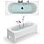 Luxury Bath Set | Gustavsberg, Ideal, Villeroy & Boch 3D model small image 2