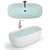 Luxury Bath Set | Gustavsberg, Ideal, Villeroy & Boch 3D model small image 3