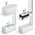 Luxury Bath Set - Gustavsberg, Sanitana, Antoniolupi 3D model small image 7