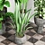 Sleek Indoor Plant Stand 3D model small image 3