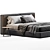 Contemporary Flann Bed: Ditre Italia 3D model small image 2