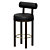 Moca Luxe Bar Stool 3D model small image 3